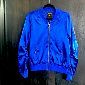 Satin bomber jacket